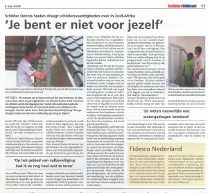 Dennis Seelen Schildersvakkrant 2 mei 2014 klein